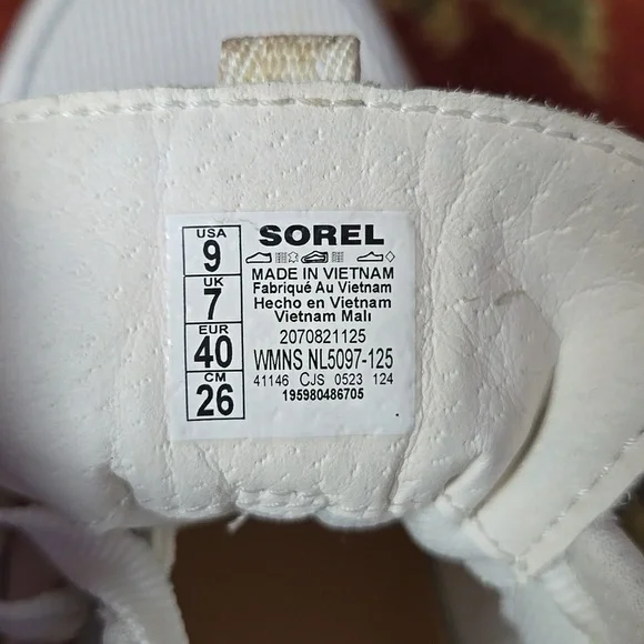 Sorel Kinetic Impact Wonder Lace PINK + WHITE running Shoes - Picture 4 of 8